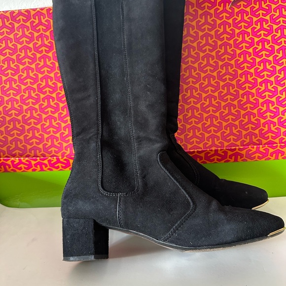 Tory Burch Ireland Suede Boots - Picture 8 of 12